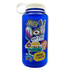 Bottle with Stickers